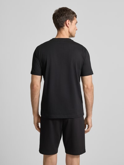 EA7 Emporio Armani T-Shirt mit Logo und Rundhalsausschnitt Black 5