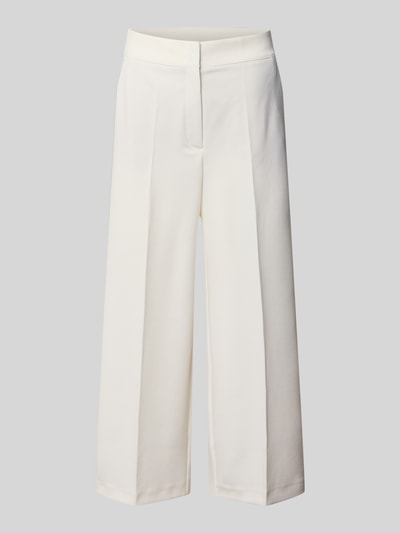 Produktfoto, Wide Fit Stoffhose mit Bügelfalten Modell 'Juli' von Betty Barclay, elastyczna mieszanka materiałów, kanty, zapięcie na haftkę i zamek błyskawiczny, szerokość w rozmiarze 36: 35 cm, długość wewnętrzna nogawki w rozmiarze 36: 64 cm