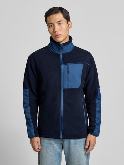 Icepeak Fleecejacke mit Stehkragen Modell 'MOHAWK' Marine 4