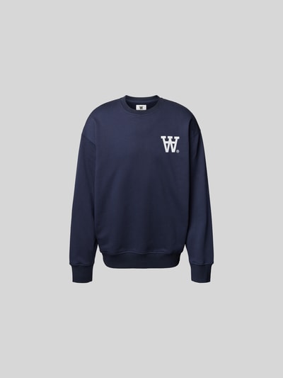 WOOD WOOD Oversized Sweatshirt aus Baumwolle Marine 1