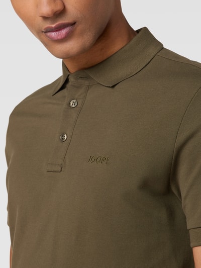 JOOP! Collection Poloshirt mit Label-Stitching Gruen 3