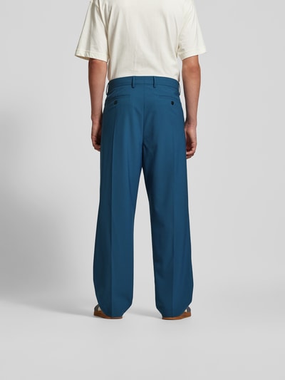 Marni Stoffhose mit Woll-Anteil Jeansblau 5