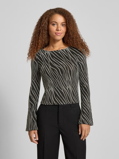 Noisy May Longsleeve mit Rundhalsausschnitt Modell 'GILLY' Black 4