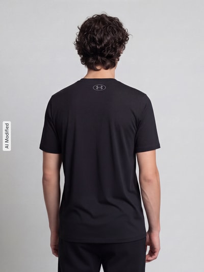 Under Armour Regular Fit Sport-T-Shirt aus Baumwoll-Mix  Weiss 5
