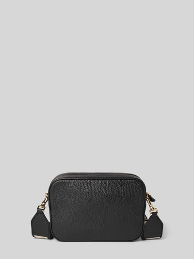 Coccinelle Handtas met labelapplicatie, model 'TEBE' Zwart - 4