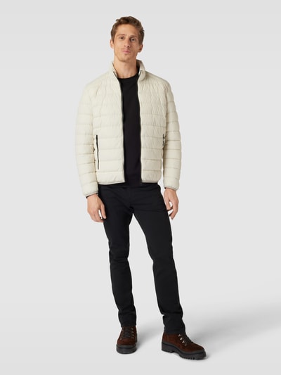 Marc O'Polo Steppjacke mit Reißverschlusstaschen Offwhite 1