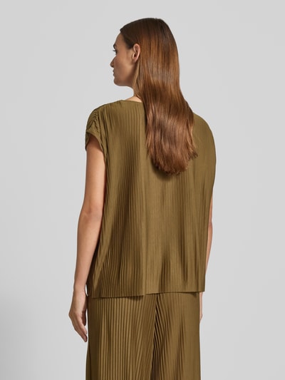 Soyaconcept Regular Fit Blusenshirt mit V-Ausschnitt Modell 'KIRIT' Khaki 5