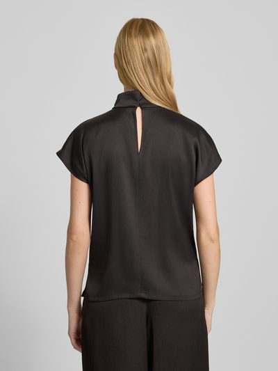 Drykorn Blusenshirt mit Stehkragen Modell 'ALARIA' Dunkelbraun Melange 5