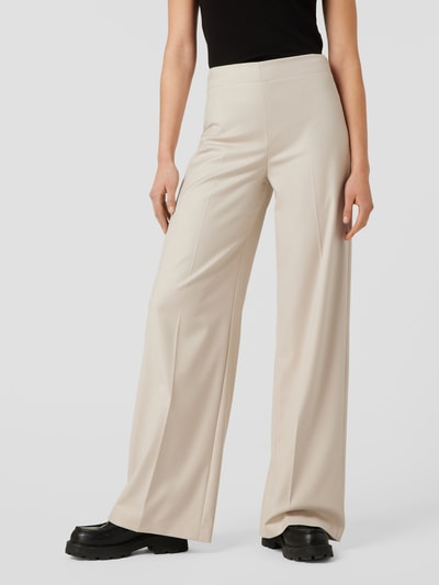 Drykorn Spodnie w stylu Marleny Dietrich z dodatkiem wiskozy i zakładkami w pasie Écru 4
