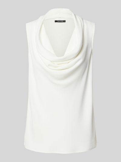 comma Top mit Wasserfall-Ausschnitt Offwhite 2