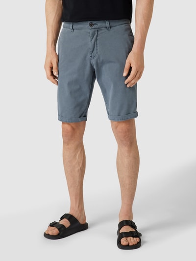 Tom Tailor Bermudas mit Allover-Muster Blau 4