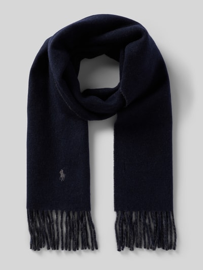 Polo Ralph Lauren Schal mit Label-Stitching Marine 1
