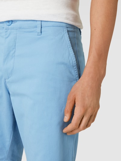 Matinique Korte chino met Franse steekzakken, model 'thomas' Lichtblauw - 3