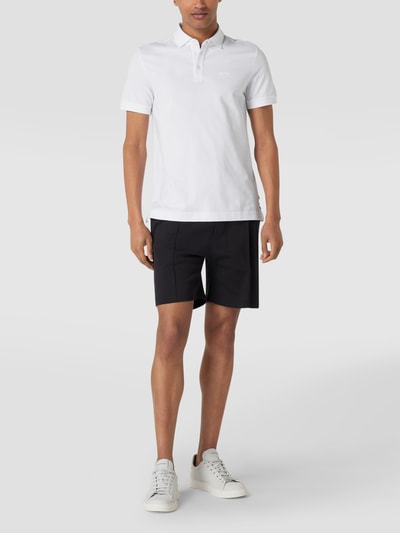 JOOP! Collection Poloshirt mit Label-Stitching Weiss 1