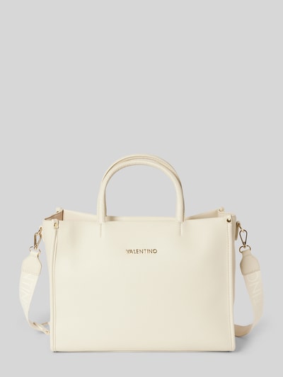 VALENTINO BAGS Handtasche mit Label-Detail Modell 'VALERIE' Ecru 1