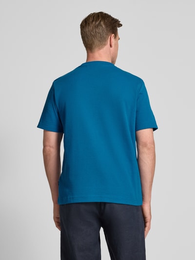 Tom Tailor Regular Fit T-Shirt aus Baumwoll-Mix Petrol 5