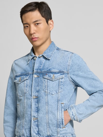 Tommy Hilfiger Kurtka jeansowa o kroju regular fit z czystej bawełny Jeansowy niebieski 3