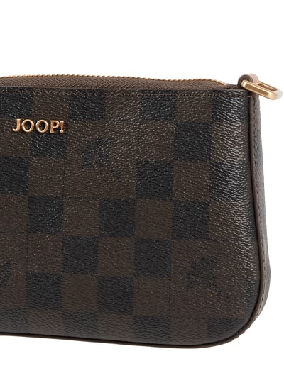 JOOP! Pochette mit Allover-Muster Modell 'Eunike' Dunkelbraun 2