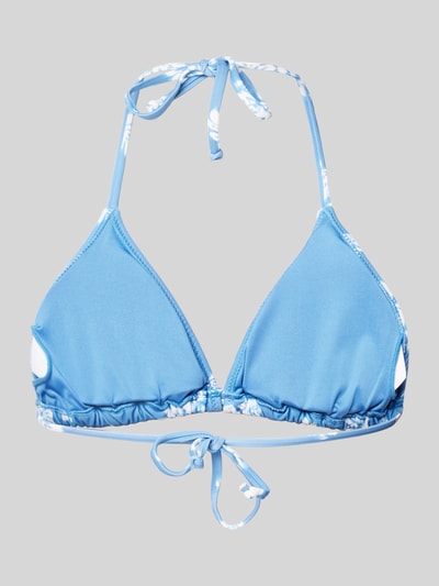 Jake*s Casual Bikini-Oberteil mit Allover-Muster Bleu 3