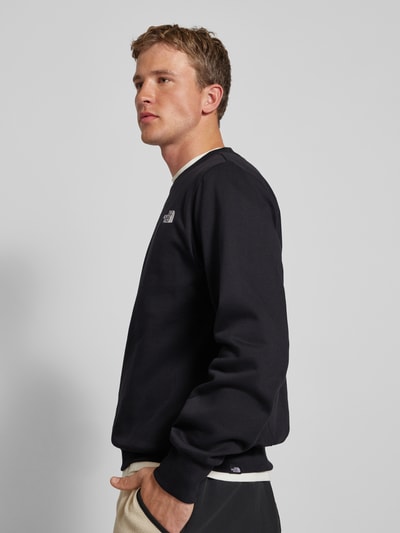 The North Face Sweatshirt mit Label-Print Black 3