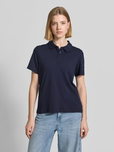 s.Oliver RED LABEL Regular Fit Poloshirt aus Baumwoll-Mix Marine 4
