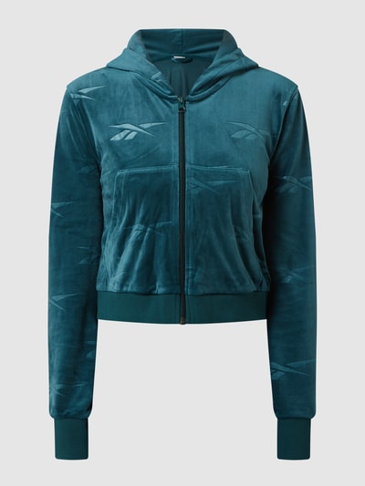 Reebok Active Cropped Sweatjacke aus Nicki  Bottle 2