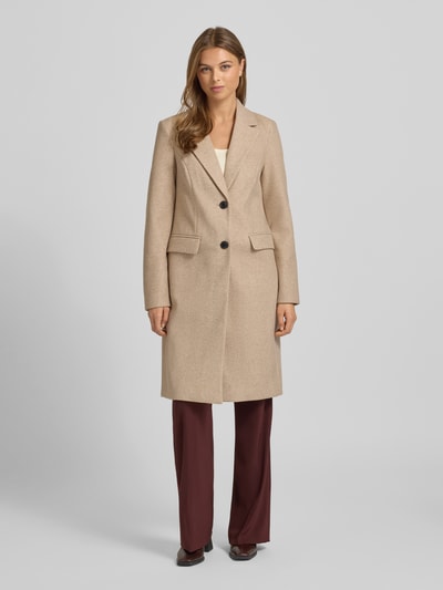 Vero Moda Regular Fit Mantel aus recyceltem Material Modell 'VINCEBERLIN' Sand 4