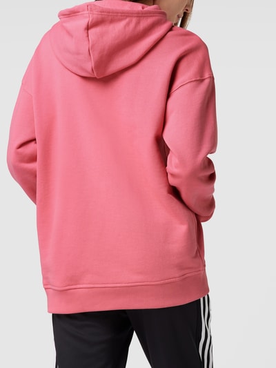 adidas Originals Bluza z kapturem o kroju oversized z nadrukiem z logo Różowy 5