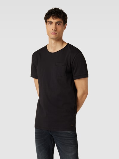 NO EXCESS T-Shirt mit Brusttasche Black 4