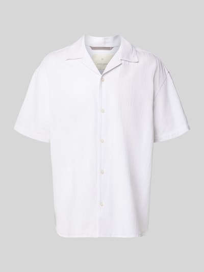 Jack & Jones Premium Regular Fit Freizeithemd aus Baumwoll-Mix mit Leinen-Anteil Modell 'MONTANA' Weiss 2