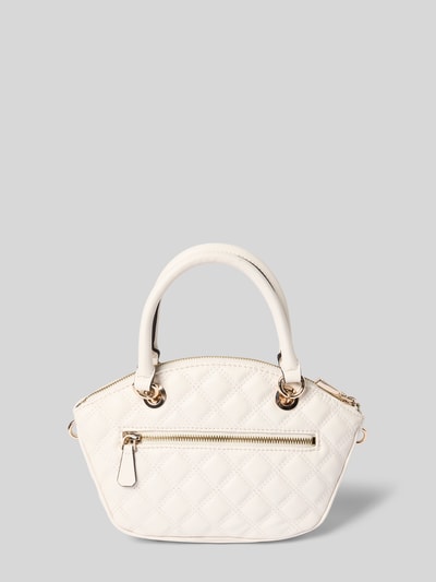 Guess Handtas met doorgestikte naden, model 'GIULLY' Offwhite - 4