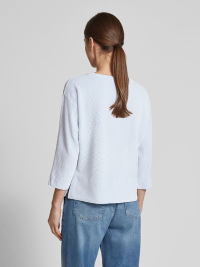 OPUS Sweatshirt mit 3/4-Ärmel Modell 'Serera' Blau 5