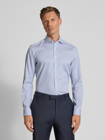 OLYMP Level Five Slim fit zakelijk overhemd met kentkraag Wit - 4