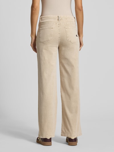 Buena Vista Wide fit corduroy broek met steekzakken Offwhite - 5