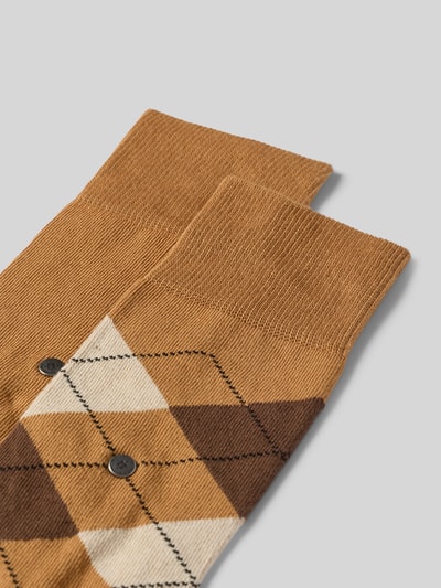 Burlington Sokken met labeldetail in een set van 2 paar Zand - 2