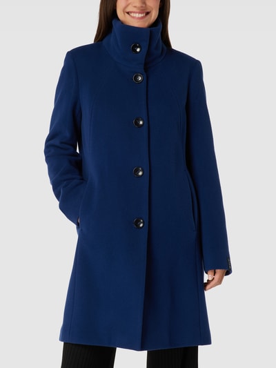 Milo Coats Lange jas met steekzakken opzij Blauw - 4