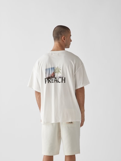 Preach Oversized T-Shirt mit Backprint Offwhite 5