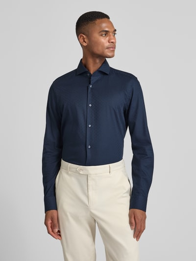 JOOP! COLLECTION Slim Fit Businesshemd mit Haifischkragen Marine 4