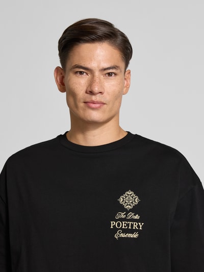 Don´t Waste Culture T-Shirt mit Label-Print Modell 'Aradia' Black 3