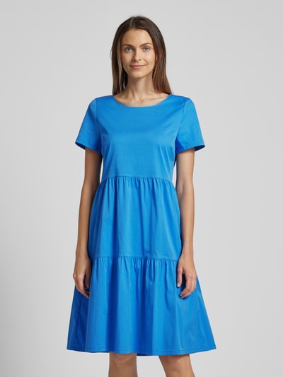 ROBE LÉGÈRE Knielanges Kleid mit Rundhalsausschnitt Bleu 4