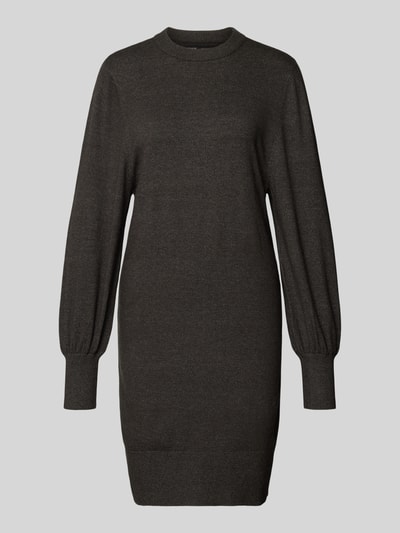 Only Figurumspielendes Strickkleid aus Viskose-Mix Modell 'LABELLE' Anthrazit Melange 2