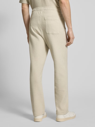 Jake*s Studio Men Straight Fit Sweatpants mit elastischem Bund Kitt 5