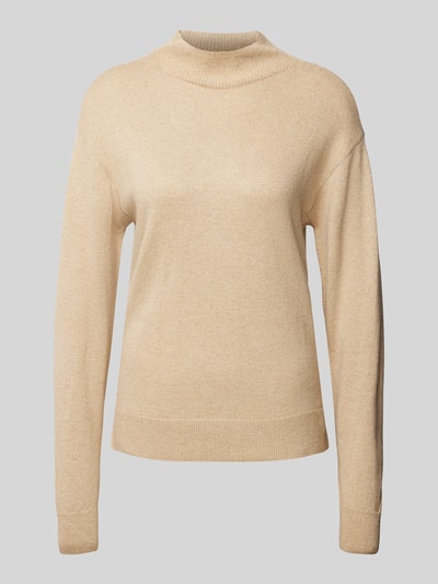 ARMANI EXCHANGE Gebreide pullover met labeldetail Goud gemêleerd - 2