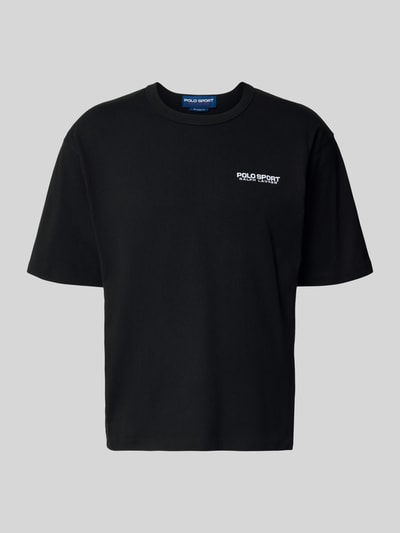 Polo Ralph Lauren T-shirt met labelstitching Zwart - 2