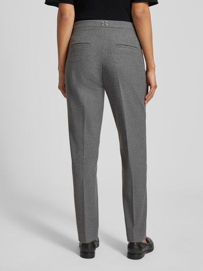 Raffaello Rossi Regular Fit Stoffhose mit Bügelfalten Modell 'DORO' Mittelgrau Melange 5