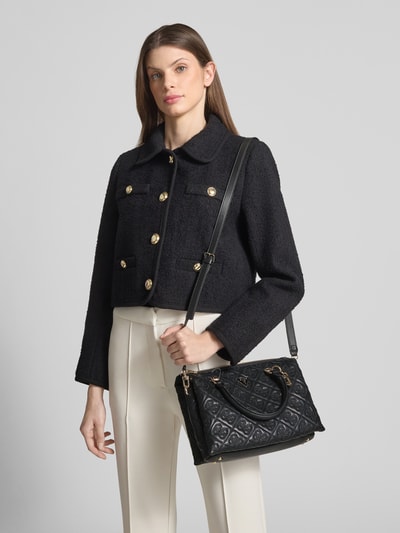 Guess Handtasche mit Steppnähten Modell 'ADELASIA' Black 1