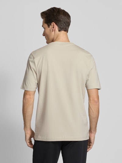 BOSS Orange T-Shirt mit Label-Print Sand 5