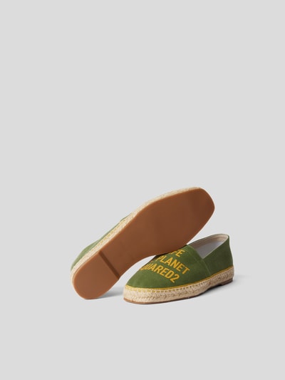 Dsquared2 Accessoires Espadrilles mit Prints Oliv 4