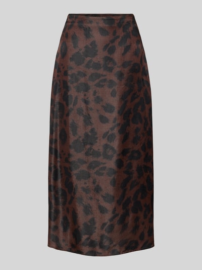 Tom Tailor Uitlopende midirok van viscosemix Hazelnoot - 2