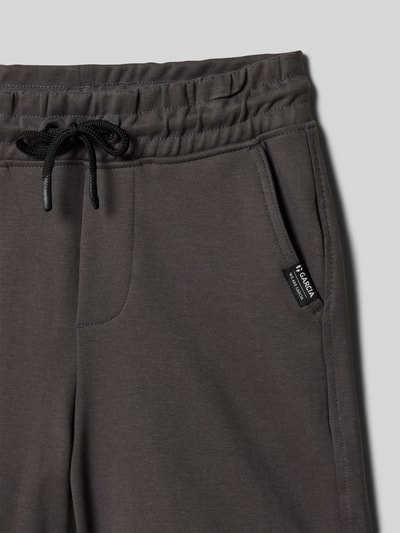 Garcia Regular Fit Bermudas mit Eingrifftaschen Graphit 2